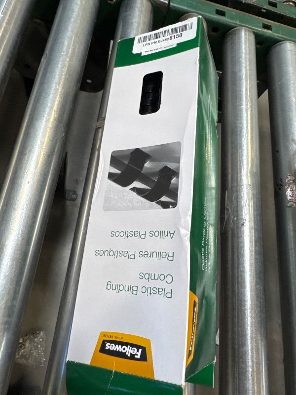 Photo 1 of Fellowes Binding Combs Plastic Black 3/4 Inch 25 Pack (52509)