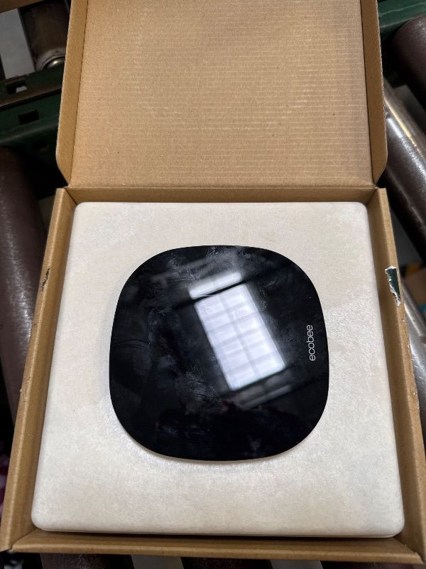 Photo 1 of ecobee3 Lite Smart Thermostat - Programmable Wifi Thermostat - Works with Siri, Alexa, Google Assistant - Energy Star Certified - DIY Install, Black