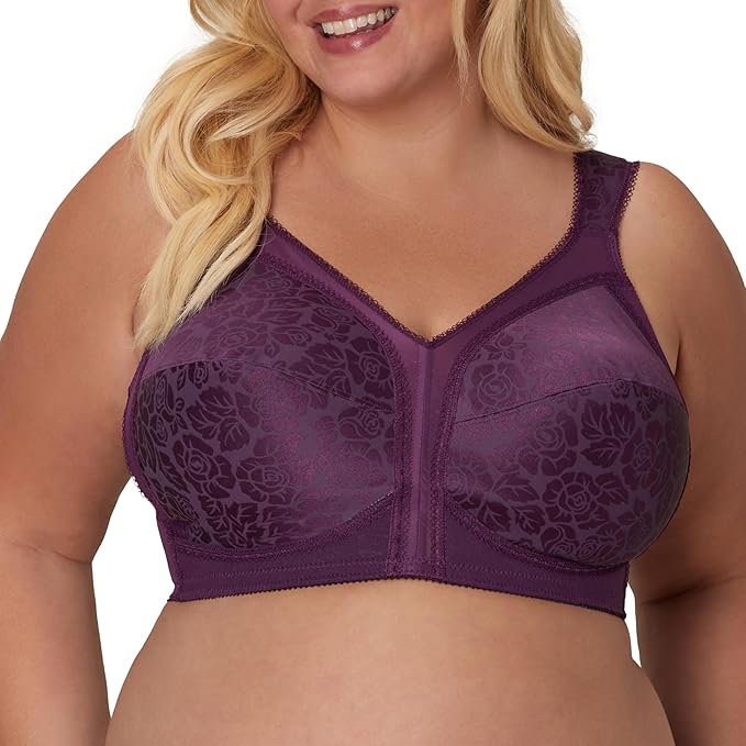 Photo 1 of PLAYTEX Womens 18 Hour Comfort-strap Wireless Bra, Full-coverage With 4-way Trusupport, 44c