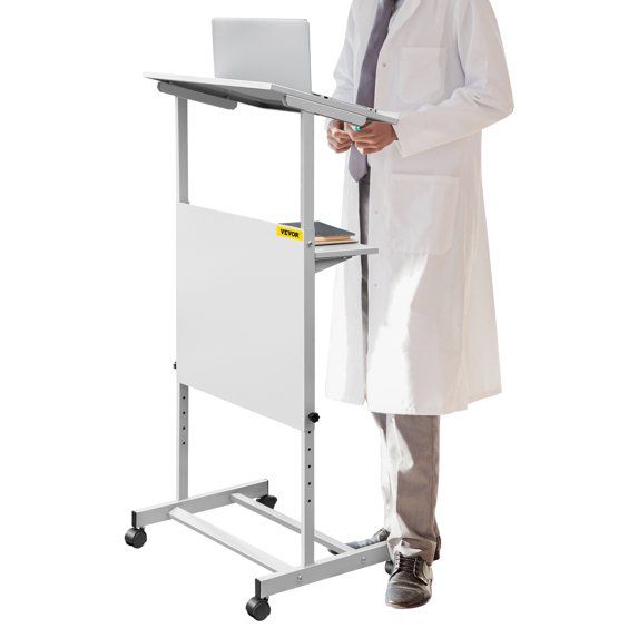 Photo 1 of Stand Up Lectern, Height Adjustment Portable Pulpit, 