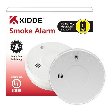 Photo 1 of Kidde 5 Battery Ionization Smoke Alarm with Test Button
