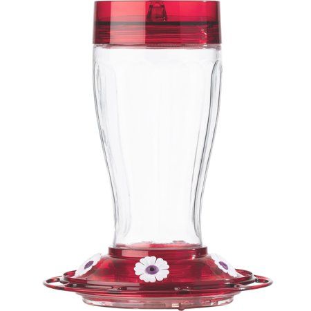 Photo 1 of More Birds Big Gulp Hummingbird Feeder Glass Bottle 40-oz Nectar Capacity