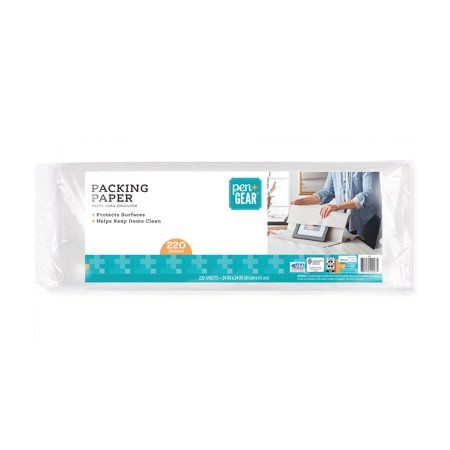 Photo 1 of Pen+Gear 24 in X 24 in White Packing Paper for Moving & Shipping 220 Sheets 7.22 Lb