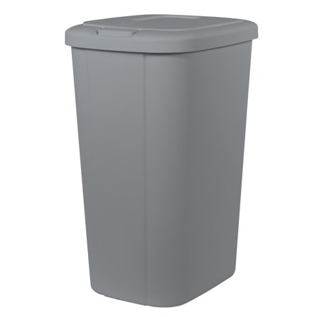 Photo 1 of Hefty 13.3-gal / 50.34L Touch Lid Waste Basket
