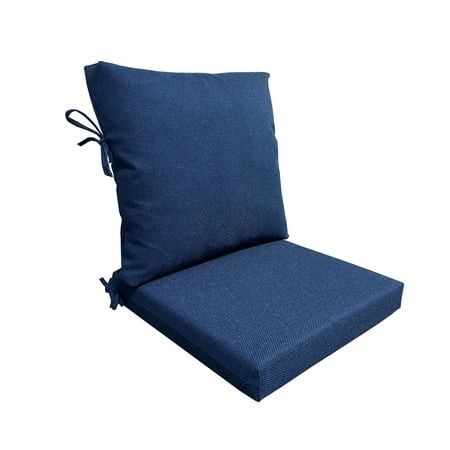 Photo 1 of Better Homes & Gardens 20 X 20 Premium Navy Outdoor Dining Chair Cushion