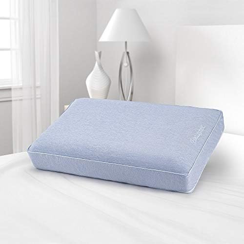 Photo 1 of Beautyrest 98137-3020 Silver Aquacool Memory Foam Pillow with Removable Cover,