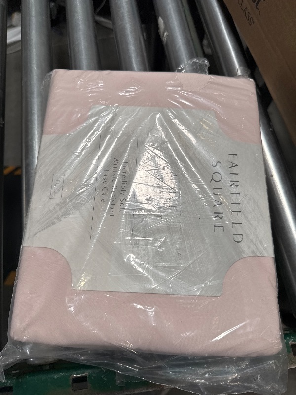 Photo 1 of Sunham Microfiber Easy Care Solid 4-Pc. Sheet Set, Full - Blush
