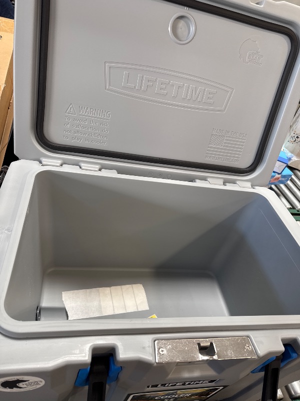 Photo 1 of Lifetime 55 Quart Insulated High Performance Outdoor Heavy-Duty Gray