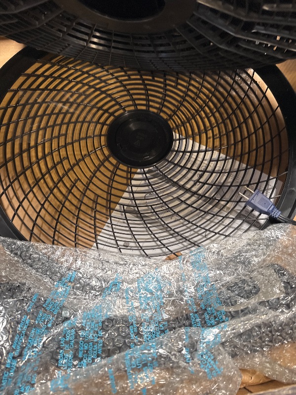 Photo 1 of Lasko 18 in. Cyclone Pedestal Fan with Remote Control, Black