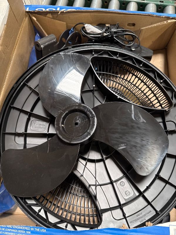 Photo 1 of Lasko 16" Wide Area Oscillation Pedestal Fan, Black