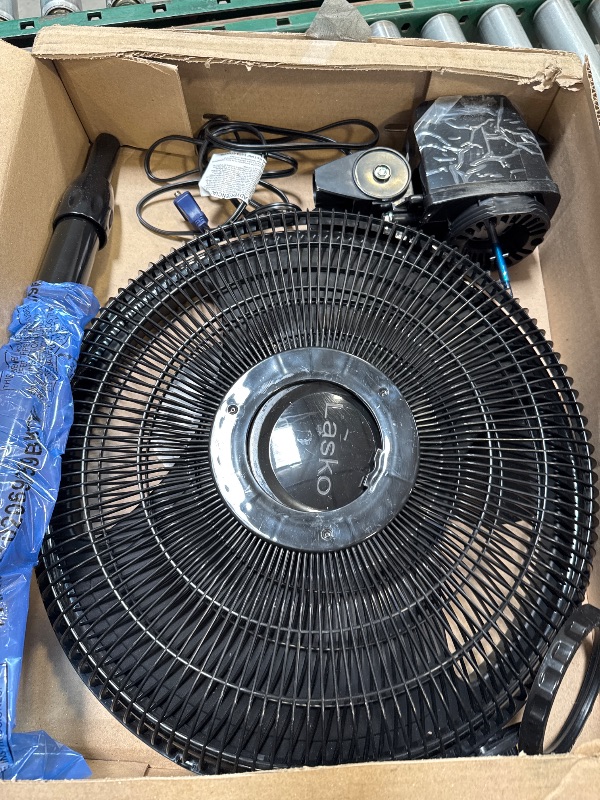 Photo 1 of Lasko 16" Wide Area Oscillation Pedestal Fan, Black