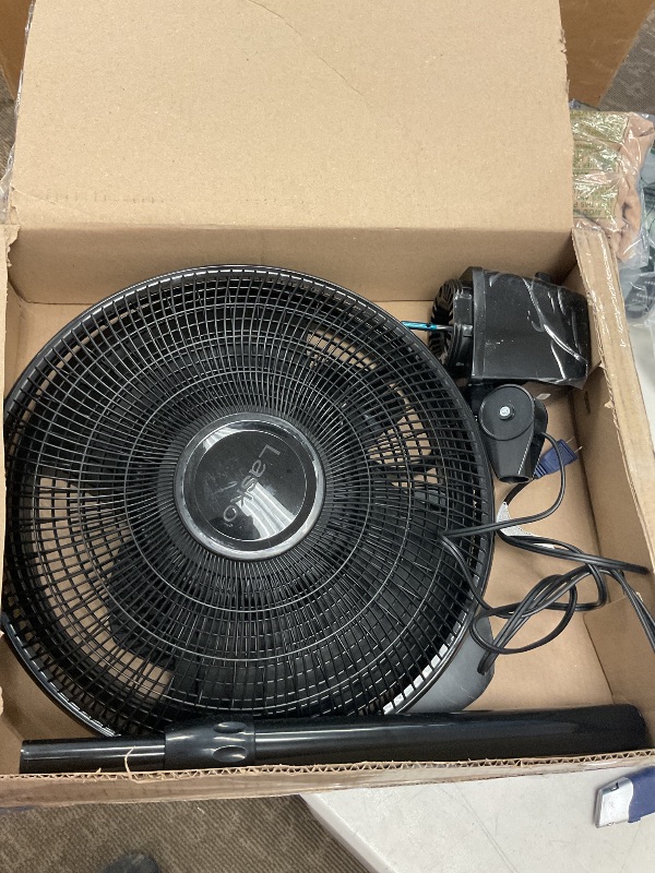 Photo 1 of Lasko 16" Wide Area Oscillation Pedestal Fan, Black