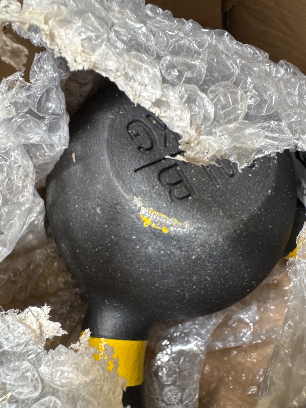 Photo 1 of Everyday Essentials All-Purpose Solid Cast Iron Kettlebell, Gray