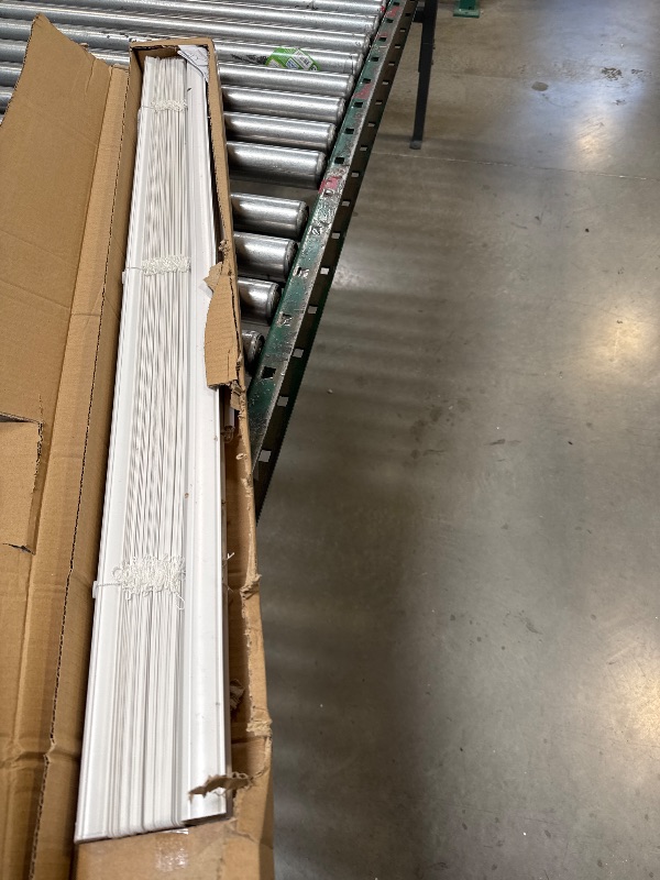 Photo 1 of Mainstays 1 Cordless Room Darkening Vinyl Blinds White 39 Width X 64 Length
