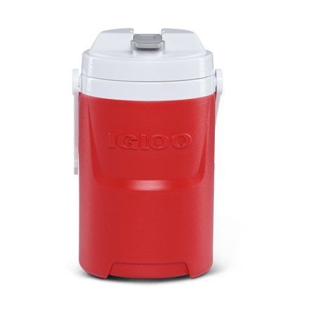 Photo 1 of Igloo 1/2 Gallon Plastic Sports Beverage Jug with Hooks Red
