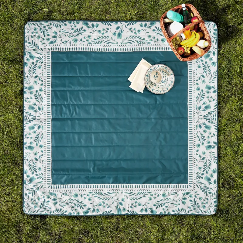 Photo 1 of Better Homes and Gardens Picnic Blanket,Teal
