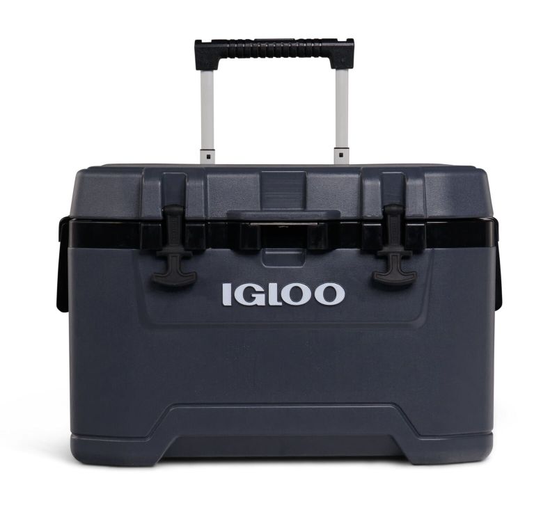 Photo 1 of Igloo 52 QT Overland Ice Chest Cooler with Wheels Gray
