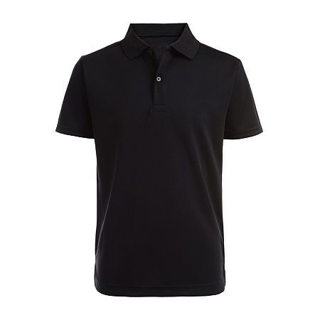 Photo 1 of IZOD Young Mens Short Sleeve Performance Polo Shirt, X-large, Black