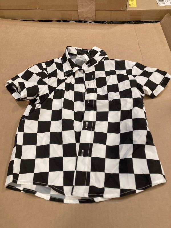 Photo 1 of Boys Checkered Shirt ( size 4Y-5Y)