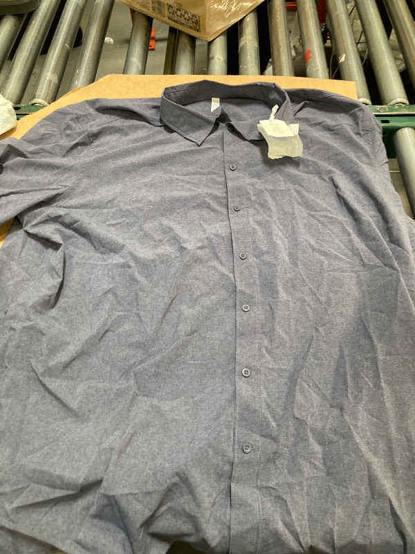 Photo 1 of Stylus Men’s Light Blue Short Sleeve button up Shirt size 3xl 