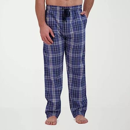 Photo 1 of Hanes Comfort Stretch Mens Pajama Pants, X-large, Blue