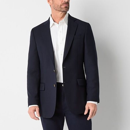 Photo 1 of Stafford Mens Classic Fit Sport Coat, 44 Long, Blue