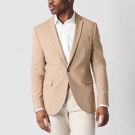 Photo 1 of J. Ferrar Mens Slim Fit Sport Coat, 42 Regular, Brown