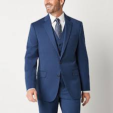 Photo 1 of Stafford Birdseye Signature Coolmax All Season Mens Stretch Fabric Classic Fit Suit Jacket size 48 REG 