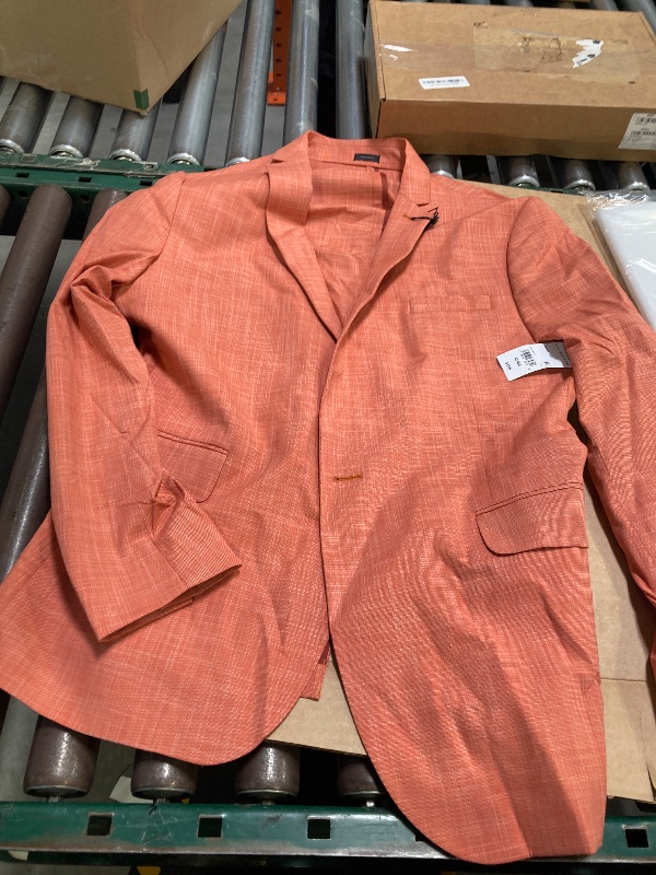 Photo 1 of J. Ferrar Mens Slim Fit Sport Coat, 42 Regular, Orange