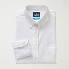 Photo 1 of Stafford Big and Tall Coolmax All Season Oxford Mens Button Down Collar Long Sleeve Stretch Fabric Wrinkle Free Dress Shirt ( size xl 17/17.5 ) 