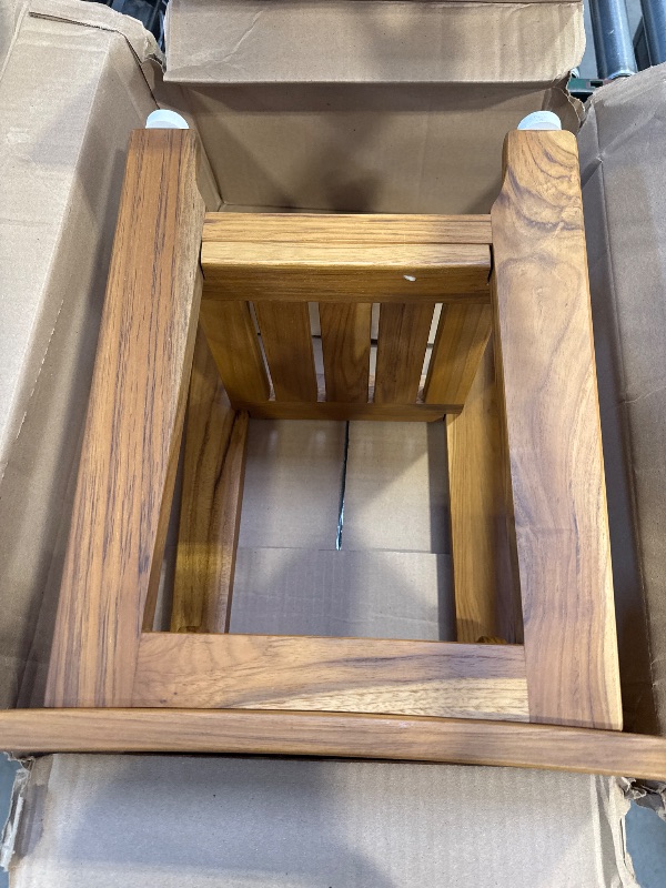 Photo 1 of  Shower Stool with Shelf & Handle