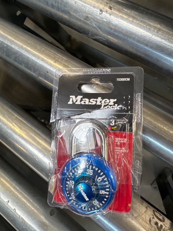 Photo 1 of Master Lock 1530DCM Locker Lock Combination Padlock, 1 Count (Pack of 1) Colors May Vary