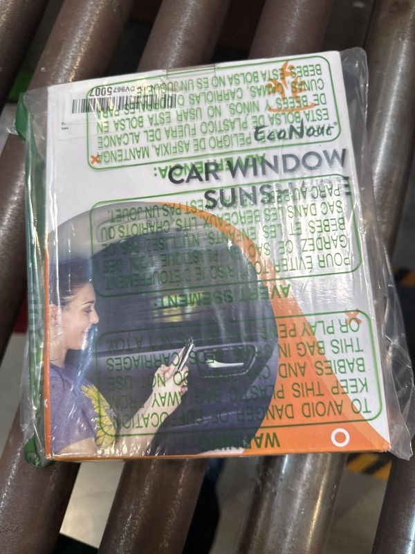 Photo 1 of EcoNour Car Side Window Sun Shade (Pack of 2) | Stretchable & Breathable Car Window Screens for Complete Sun & Privacy Protection | Fits Most Truck, SUV and Minivan (XL 46" x 26")