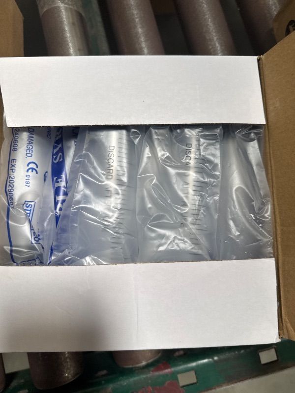 Photo 1 of 12Pack 60ml Syringe for Liquid - Large Plastic Syringes Without Needle for Jello Food Thick Liquids and Irrigation Water, Lip Gloss Filling, Feeding Dogs Meds, Measuring ( 12 Pack 60 ml / cc )