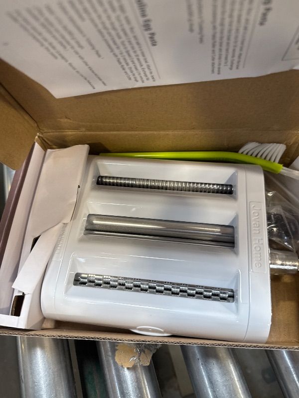 Photo 1 of Pasta Maker Attachment for Kitchenaid Stand Mixers 3 in 1 Set Includes Pasta Roller Spaghetti Cutter & Fettuccine Cutter, Pasta Attachment for By Jovan Home