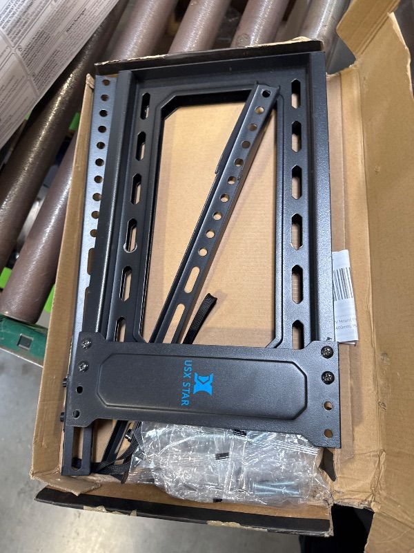 Photo 1 of UL Listed Fixed TV Wall Mount for 37-82 Inch Screens, Low Profile TV Mount Fits 16", 18", 24" Studs, Wall Mount Bracket with Quick Release Lock, Max VESA 600x400mm, Holds up to 132 lbs by USX STAR