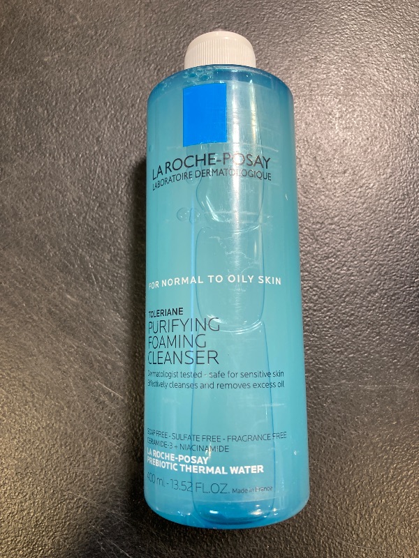 Photo 1 of La Roche-Posay Toleriane Purifying Foaming Facial Cleanser, Oil Free Face Wash for Women & Men with Niacinamide + Ceramides, Pore Cleanser Safe For Sensitive Skin, Won’t Dry Out Skin, Soap Free, 400ml