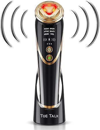 Photo 1 of Radio Frequency Facial Machine with EMS - Anti-Aging Skin Tightening Rejuvenation Skin Care Equipment Home Use, 6 in 1 Light Therapy for Wrinkles Lifting High Frequency Face Massager.
