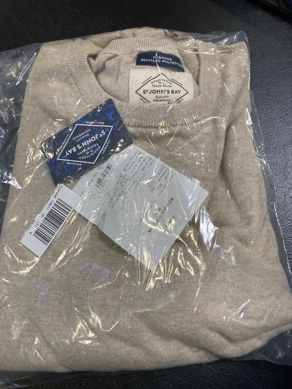 Photo 1 of St. John's Bay Fine Gauge Men's Crew Neck Long Sleeve Pullover Sweater - XXL
