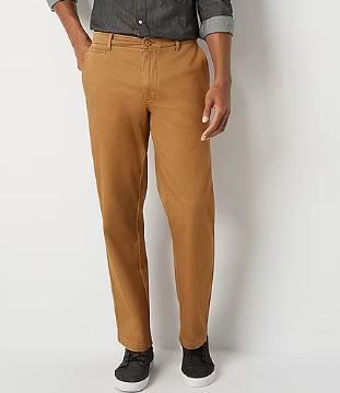 Photo 1 of mutual weave Stretch Men's Relaxed Fit Flat Front Pants - 34 x 32
