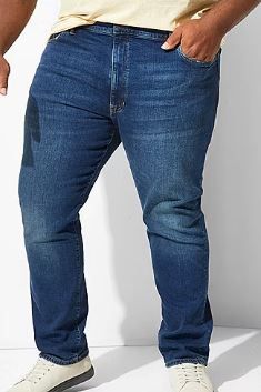 Photo 1 of mutual weave Big and Tall Men's Tapered Leg Regular Fit Jeans 48 x 30