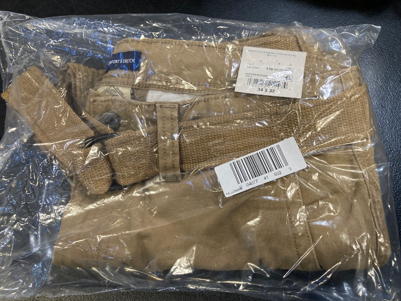 Photo 1 of St. John's Bay Belted Men's Straight Fit Cargo Pant, 34 x 32, Brown
