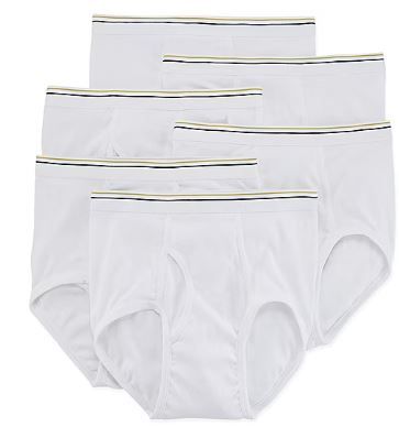 Photo 1 of Stafford Full-Cut Men's Big and Tall 6 Pack Briefs - Size 56
