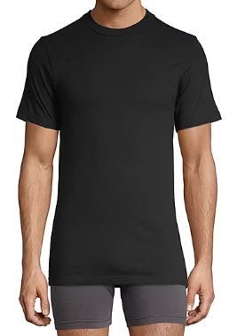 Photo 1 of Stafford Heavyweight Men's 3 Pack Short Sleeve Crew Neck T-Shirt - Small
