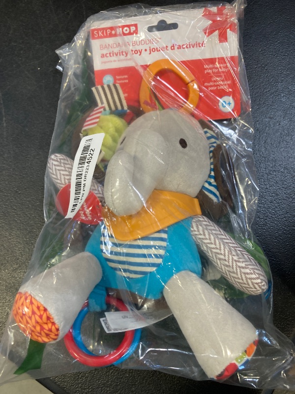 Photo 1 of Skip Hop Bandana Buddies Activity Elephant Multi One Size