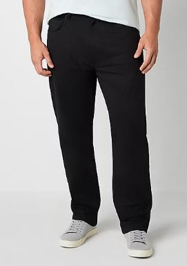 Photo 1 of Stylus Men's Big and Tall Athletic Fit Flat Front Pants - 54 x 29 
