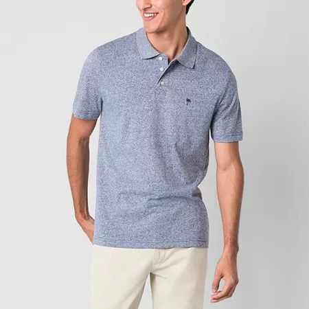 Photo 1 of Arizona Men's Short Sleeve Polo Shirt, X-large, Blue
