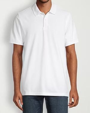 Photo 1 of St. John's Bay Dexterity Premium Stretch Men's Classic Fit Easy-on + Easy-off Adaptive Short Sleeve Polo Shirt - Large