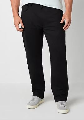 Photo 1 of Stylus Men's Big and Tall Athletic Fit Flat Front Pants - 54 x 29