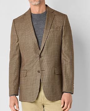 Photo 1 of Stafford Wool Blend Men's Classic Fit Sport Coat - 40 Regular 
